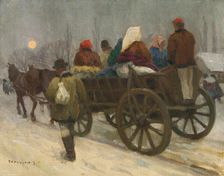 The road to market, c1925. Creator: Teodor Jozef Mousson