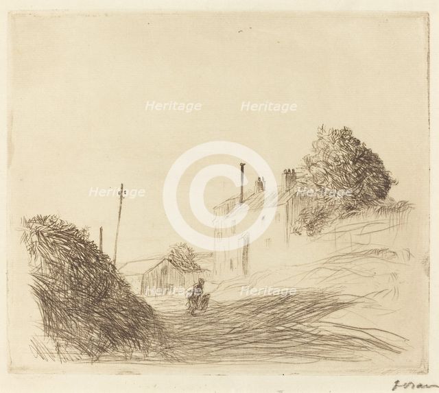 The Road to Rocquencourt, 1909. Creator: Jean Louis Forain.