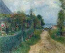 The road to Wargemont, 1879. Creator: Renoir, Pierre Auguste (1841-1919)