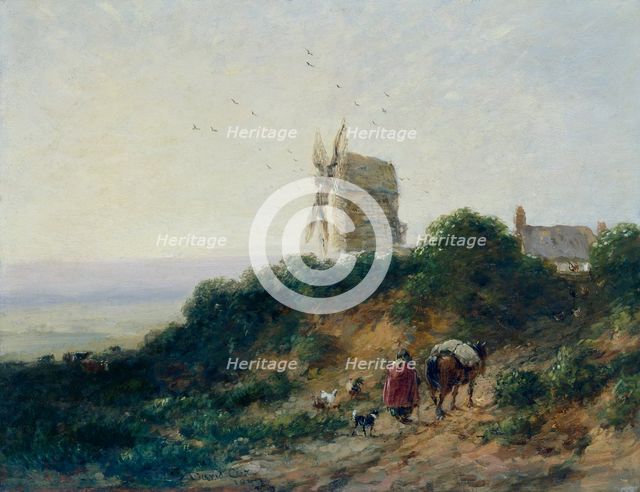 'The road to the mill', 1849. Creator: David Cox the Elder.