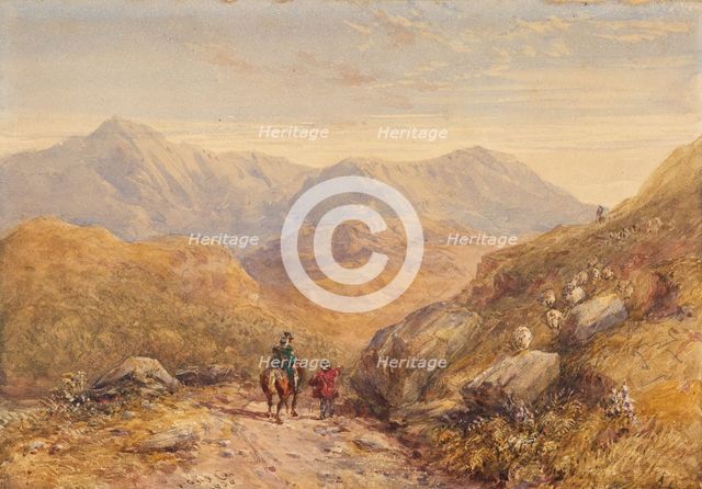The Road to the Mountains, 1838. Creator: David Cox the Elder.
