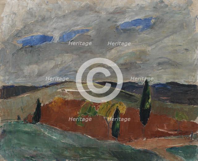 The Road to the Churchyard in Toledo, 1915. Creator: Jens Adolf Emil Jerichau.