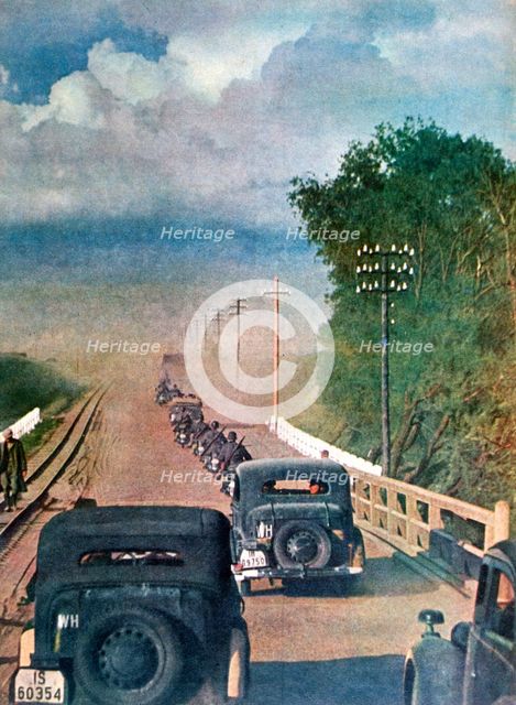The road to the German offensive, Russia, 1942. Artist: Unknown