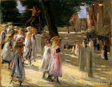 The Road to the School at Edam 19th or early 20th century. Artist: Max Liebermann