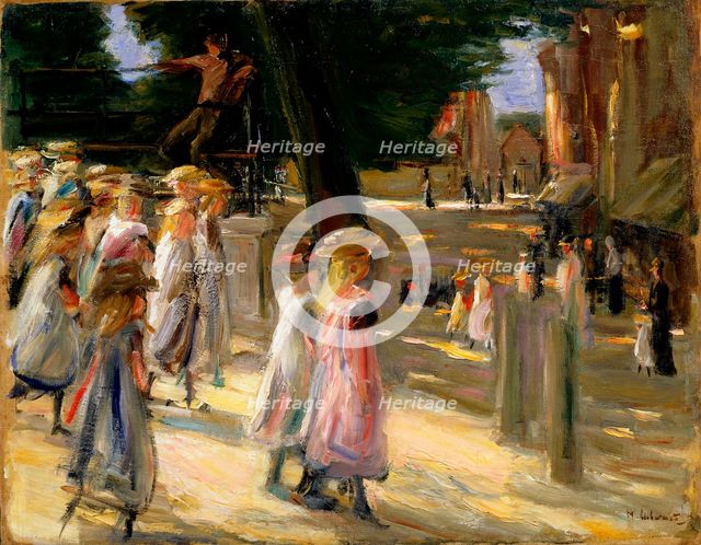 'The Road to the School at Edam', 19th or early 20th century.  Artist: Max Liebermann
