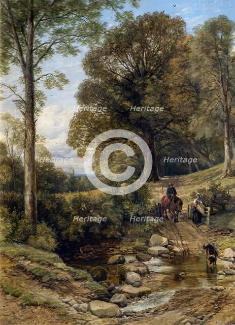 The Road through the Wood, 1830-1849. Creator: Thomas Creswick.