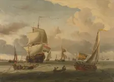 The Roads of Enkhuizen, 1654-1708. Creator: Abraham Storck
