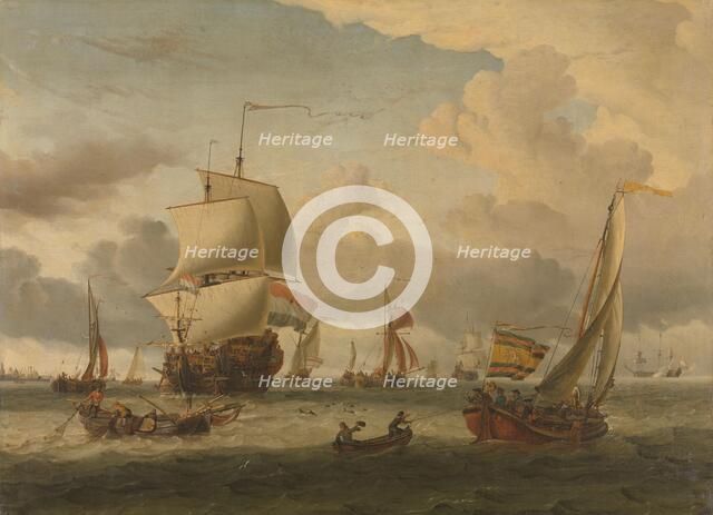 The Roads of Enkhuizen, 1654-1708. Creator: Abraham Storck.