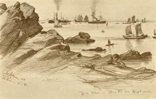 The roads at Chefoo seen from the hills, China, 1898. Creator: Christian Wilhelm Allers