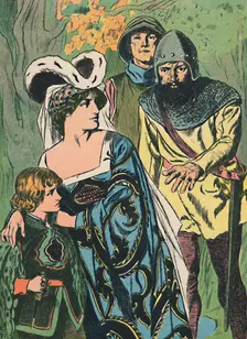 The Robbers Discover Queen Margaret and the Prince c1907