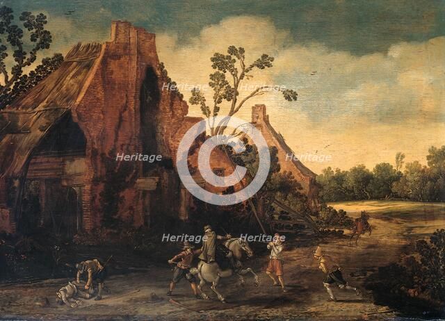 The Robbery, 1616. Creator: Esaias van de Velde.