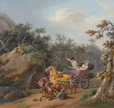 The Robbery, 1795. Creator: Landerset, Joseph, de