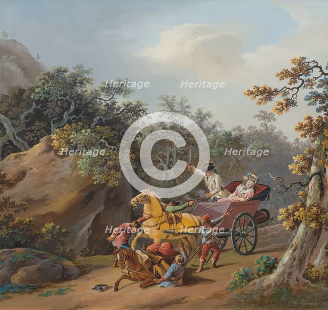 The Robbery, 1795. Creator: Landerset, Joseph, de  .