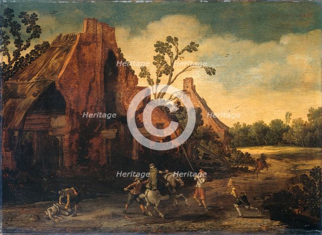 The Robbery. Artist: Velde, Esaias, van de (1591-1630)