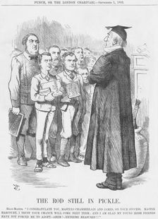 The Rod Still in Pickle 1883. Artist: Joseph Swain