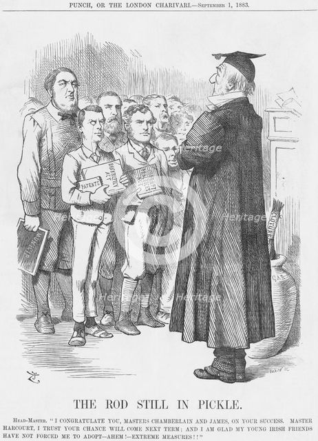 'The Rod Still in Pickle', 1883. Creator: Joseph Swain.