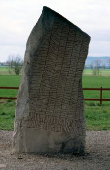 The Rök Runestone, Sweden. Creator: Mats Alm
