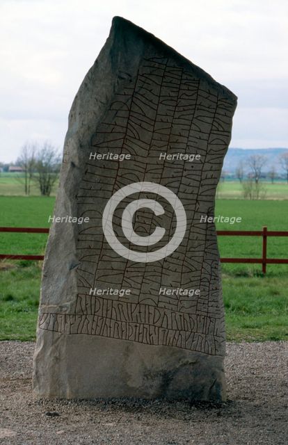 The Rök Runestone, Sweden.  Creator: Mats Alm.