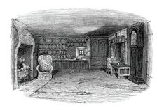 The room in which Burns was born, 1844. Creator: Unknown