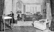 The room in which Lord Beaconsfield Died (back drawing-room at 19, Curzon-Street...), 1881. Creator: Unknown