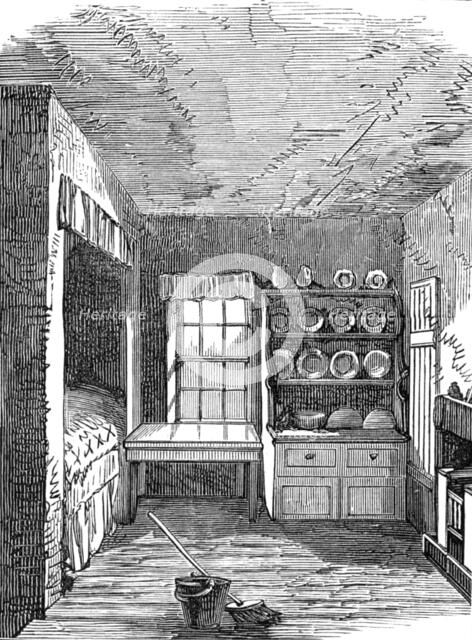 The room in which Livingstone was born, 1874. Creator: Unknown.