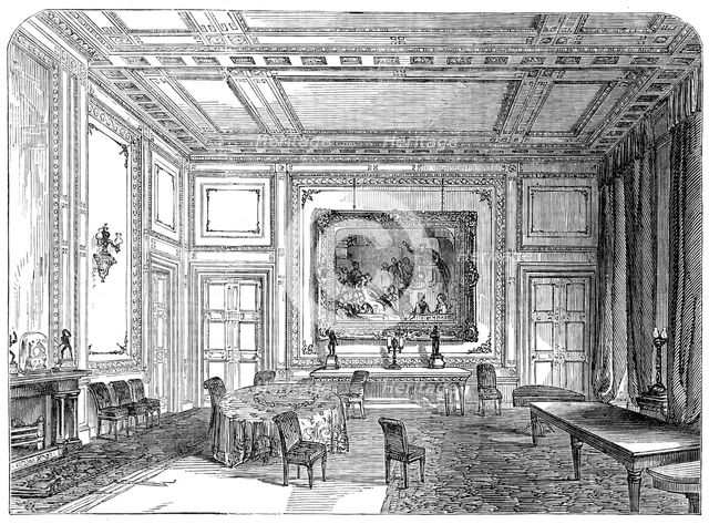 The Room in which Sir Robert Peel died, 1850.  Creator: Unknown.