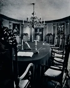 The Room in the Capitol Where The Executive Council Assembled c1938