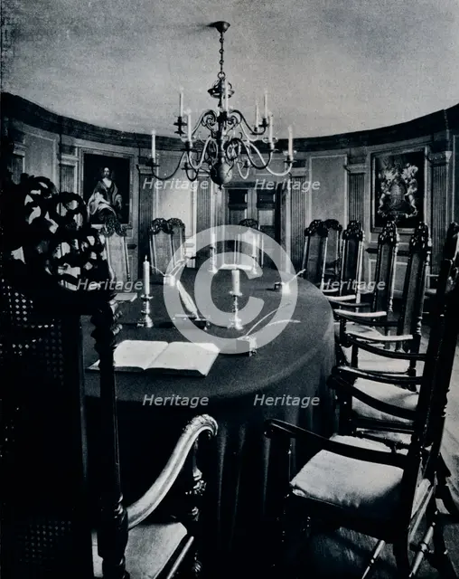 'The Room in the Capitol Where The Executive Council Assembled', c1938. Artist: Unknown.