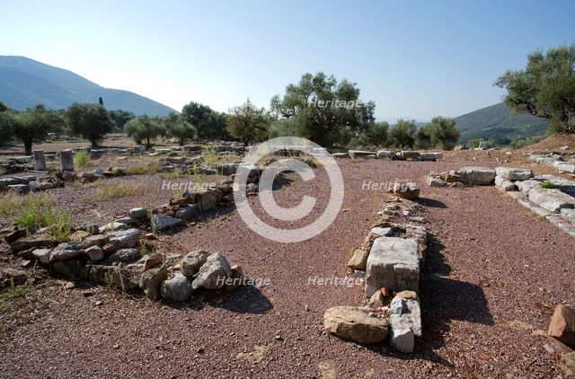 The Room of the Archives at Messene, Greece. Creator: Samuel Magal.
