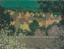 The Roofs. Composition, 1936. Creator: Le Sidaner, Henri (1862-1939)