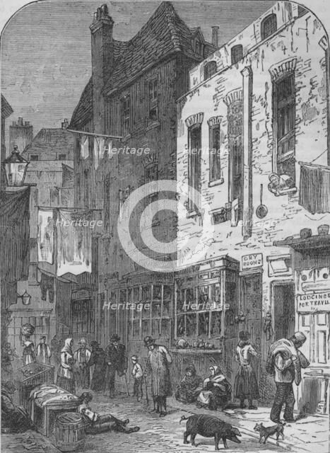 The Rookery of St Giles, London, 1850 (1878). Artist: Unknown.
