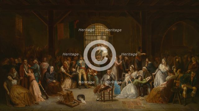 The Roll Call of the Last Victims of the Terror, c. 1850. Creator: Charles Louis Müller.