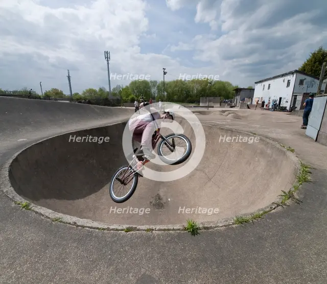 The Rom skatepark, Hornchurch, Havering, London, 2013. Creator: Simon Inglis.