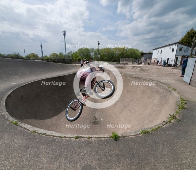 The Rom skatepark, Hornchurch, Havering, London, 2013. Creator: Simon Inglis.
