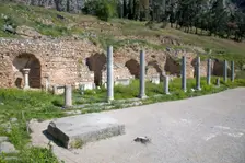 The Roman Agora in Delphi, Greece. Creator: Samuel Magal