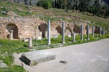 The Roman Agora in Delphi, Greece. Creator: Samuel Magal