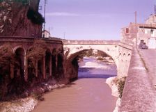 The Roman Bridge, Vaison-la-Romaine, France, c1955. Creator: Arthur Charles Kirby Ware