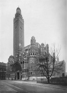 The Roman Catholic Cathedral at Westminster, London, 1911. Artist: Photochrom Co Ltd of London
