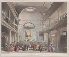 The Roman Catholic Chapel, Lincolns Inn Fields, April 1, 1808., April 1, 1808. Creator: J. Bluck