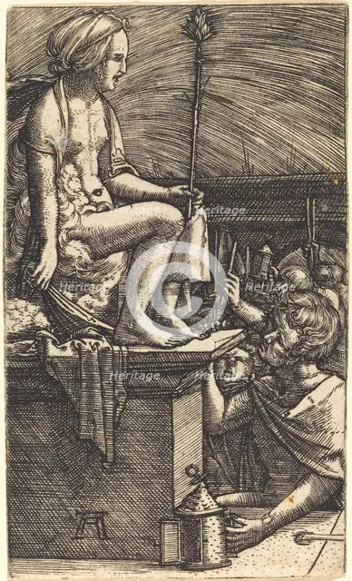 The Roman Courtesan (The Revenge of the Magician Virgil), c. 1520/1526. Creator: Albrecht Altdorfer.