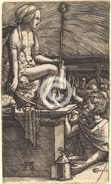 The Roman Courtesan (The Revenge of the Magician Virgil), c. 1520/1526. Creator: Albrecht Altdorfer.