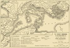 The Roman Dominions in the Second Century B.C. with the dates of the Chief Acquistions 1890. Creator: Unknown