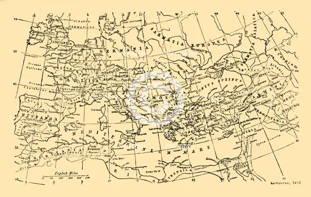 'The Roman Empire Under Augustus', c1930. Creator: Unknown.