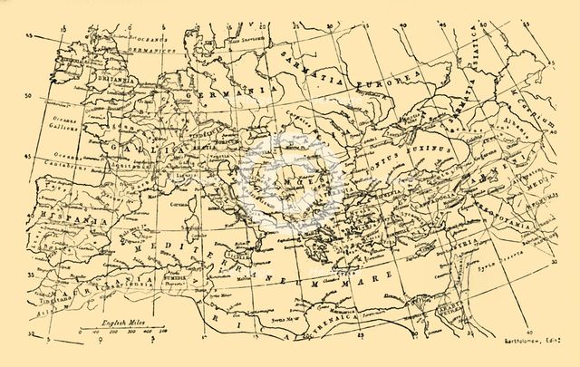 'The Roman Empire Under Augustus', c1930. Creator: Unknown.