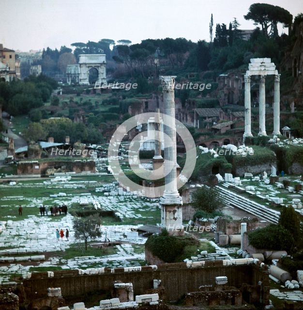 The Roman forum, 2nd-5th century. Artist: Unknown