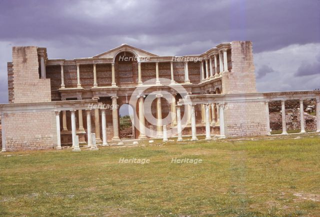 The Roman Gymnasium, Sardis, Early 3rd century, Turkey, 20th century. Artist: CM Dixon.