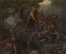 The Roman Invasion of Gaul, 1894. Creator: De Kesel, Karel (1849-1922)