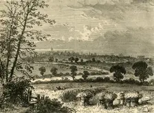 The Roman Road, Tufnell Park, in 1838 (c1876). Creator: Unknown