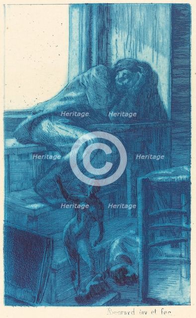 The Roman Studio (L'Atelier de Rome), 1885. Creator: Paul Albert Besnard.
