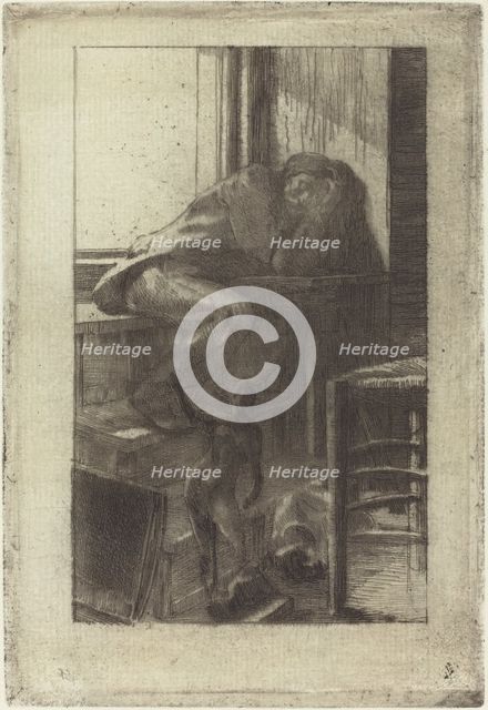 The Roman Studio (L'Atelier de Rome), 1885. Creator: Paul Albert Besnard.